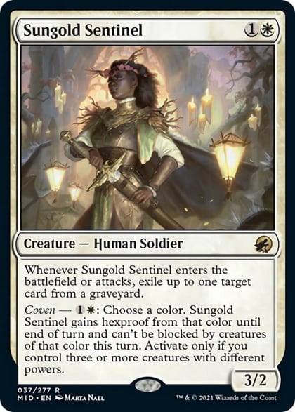 Sungold Sentinel, Innistrad: Midnight Hunt 37
