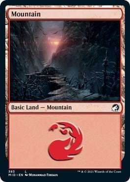 Mountain (383), Innistrad: Midnight Hunt 383