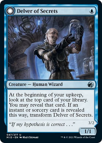 Delver of Secrets, Innistrad: Midnight Hunt 47
