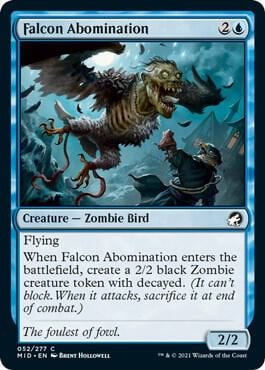 Falcon Abomination, Innistrad: Midnight Hunt 52