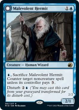 Malevolent Hermit, Innistrad: Midnight Hunt 61