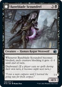 Baneblade Scoundrel, Innistrad: Midnight Hunt 85