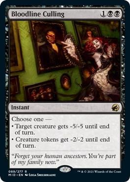 Bloodline Culling, Innistrad: Midnight Hunt 89