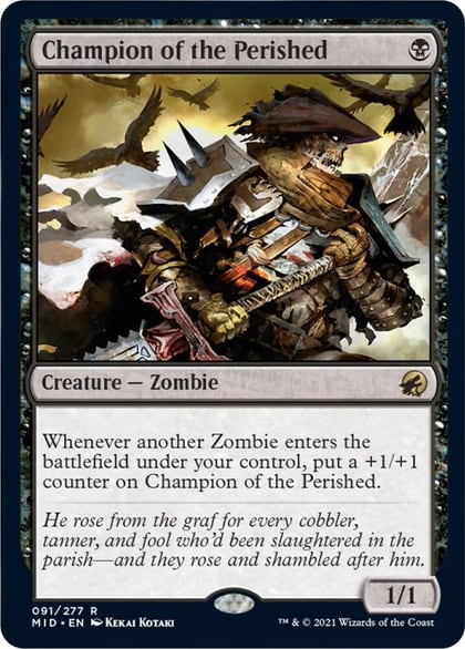 Champion of the Perished, Innistrad: Midnight Hunt 91