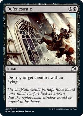 Defenestrate, Innistrad: Midnight Hunt 95