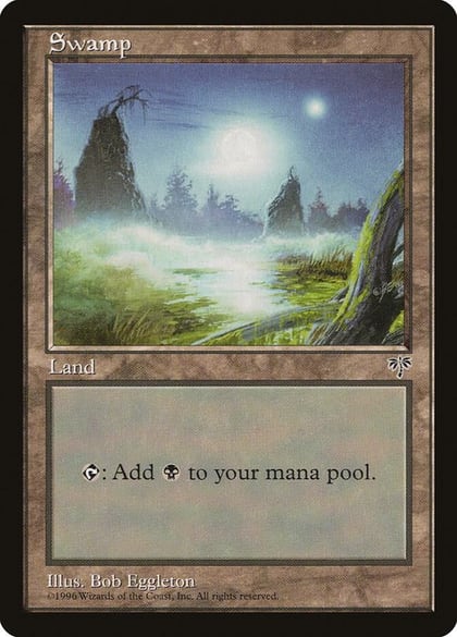 Swamp (Foggy Night), Mirage #18544