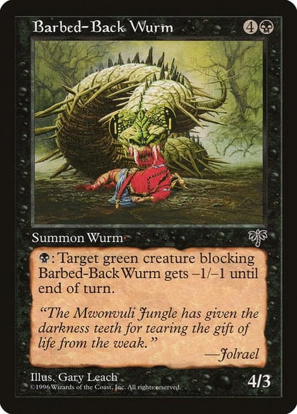Barbed-Back Wurm, Mirage #4976