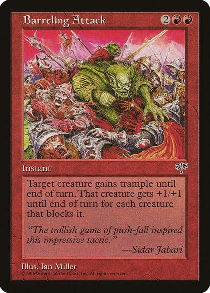 Barreling Attack, Mirage #4977
