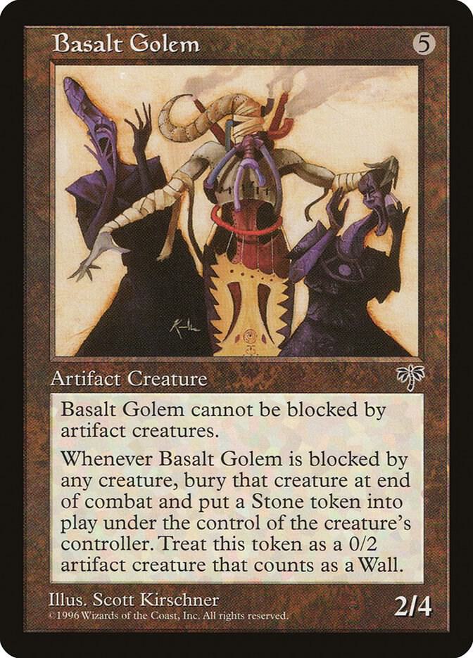 Basalt Golem, Mirage #4978