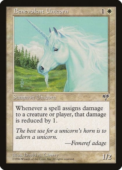 Benevolent Unicorn, Mirage #4981
