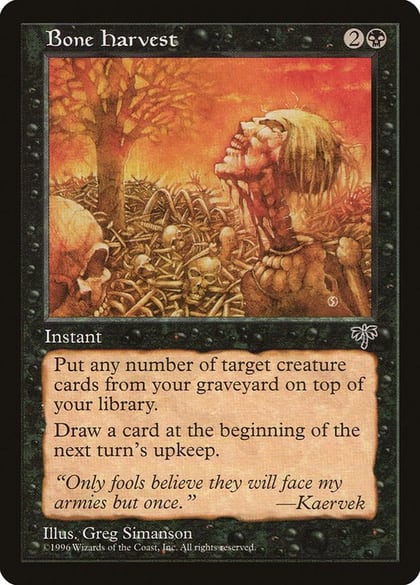 Bone Harvest, Mirage #4988