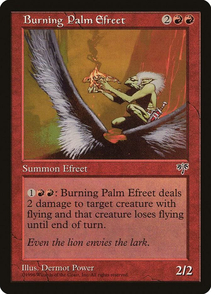 Burning Palm Efreet, Mirage #4994