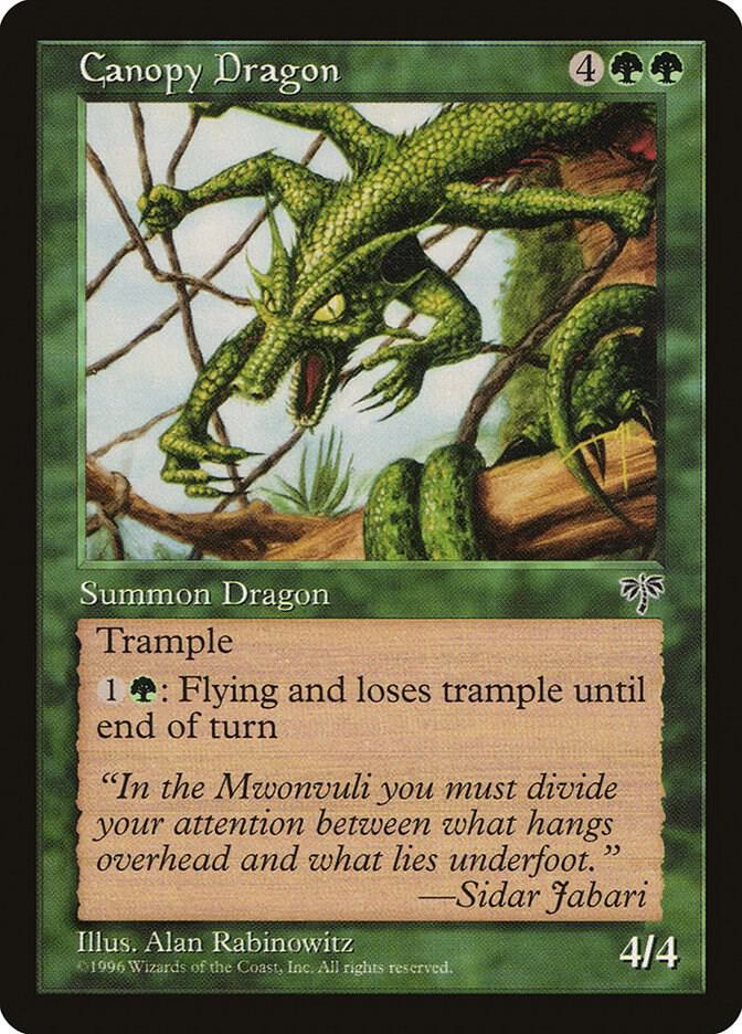 Canopy Dragon, Mirage #4998