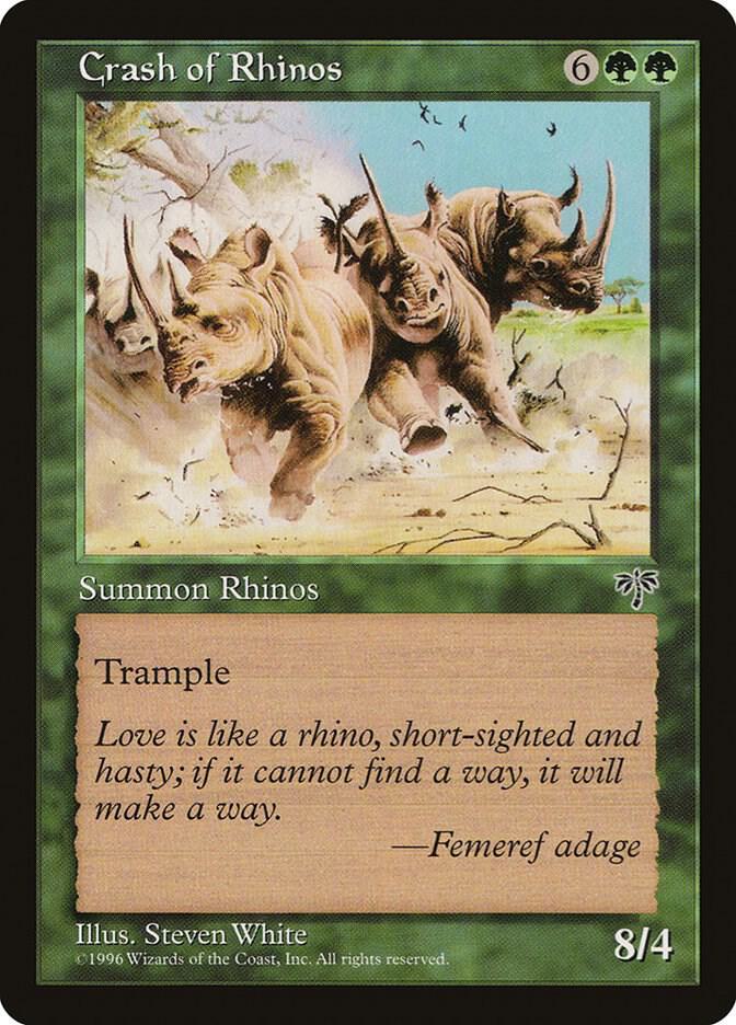 Crash of Rhinos, Mirage #5014