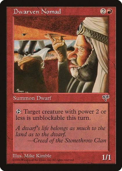 Dwarven Nomad, Mirage #5040