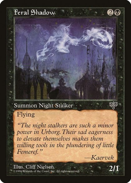 Feral Shadow, Mirage #5061