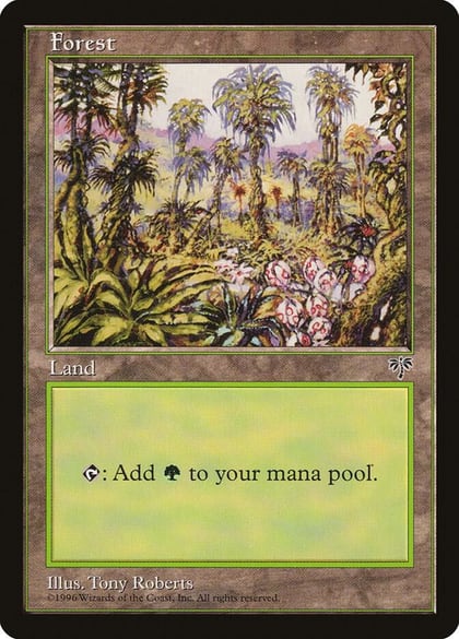 Forest (Pink Flowers Right), Mirage #5074