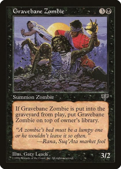 Gravebane Zombie, Mirage #5089