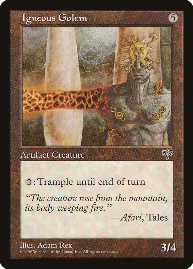 Igneous Golem, Mirage #5103