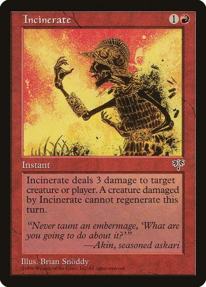 Incinerate, Mirage #5106