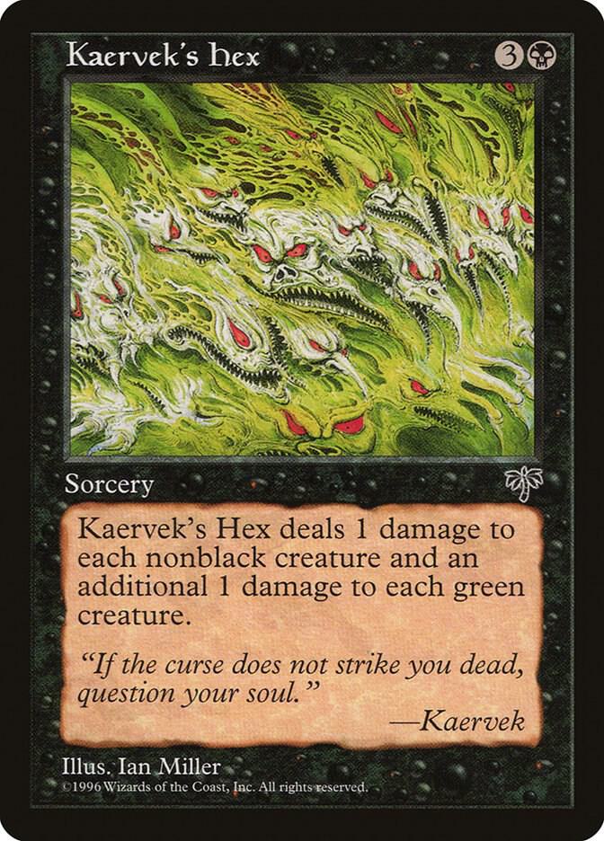 Kaervek's Hex, Mirage #5120