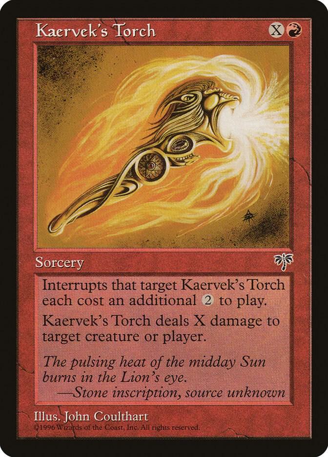 Kaervek's Torch, Mirage #5122