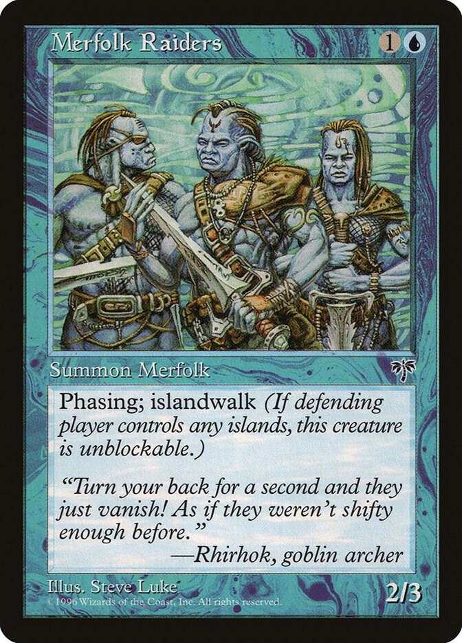 Merfolk Raiders, Mirage #5142