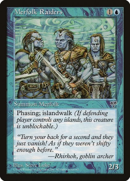 Merfolk Raiders, Mirage #5142