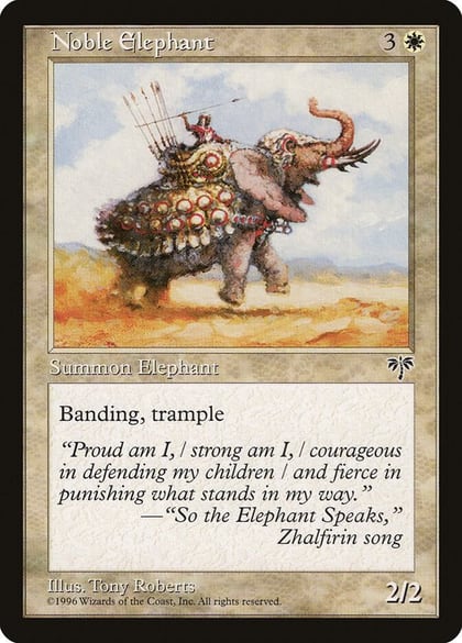 Noble Elephant, Mirage #5162