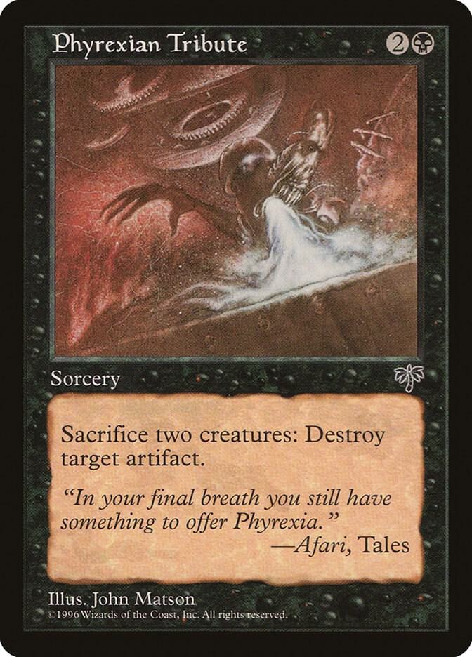 Phyrexian Tribute, Mirage #5172