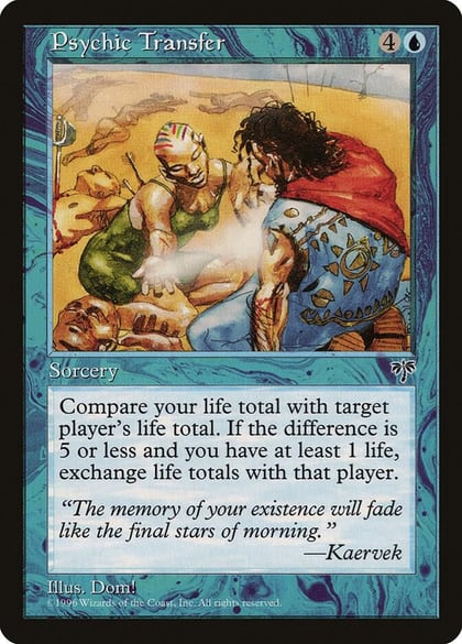 Psychic Transfer, Mirage #5185