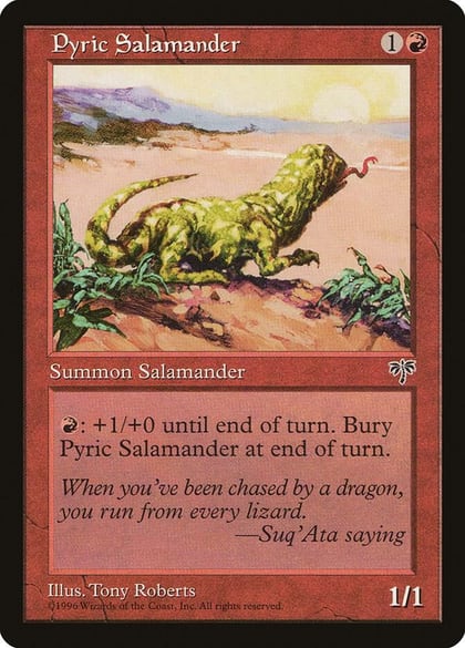 Pyric Salamander, Mirage #5188