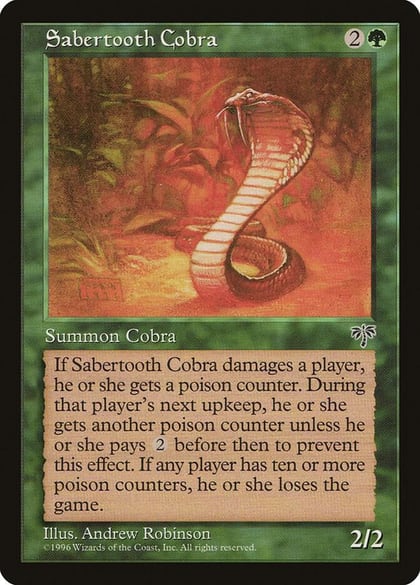 Sabertooth Cobra, Mirage #5209