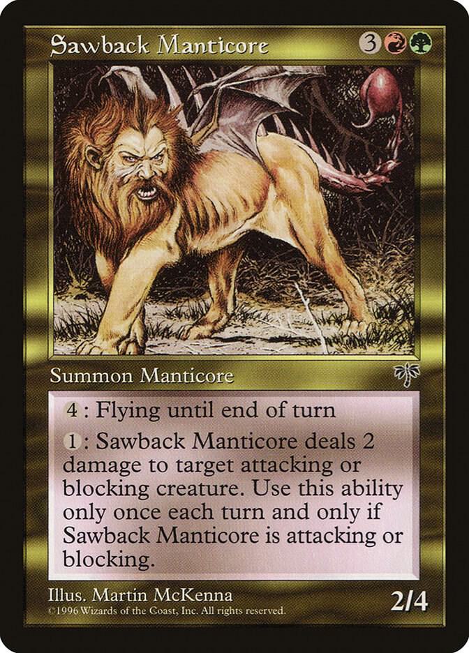 Sawback Manticore, Mirage #5216