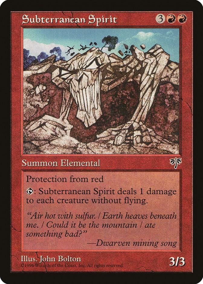 Subterranean Spirit, Mirage #5246