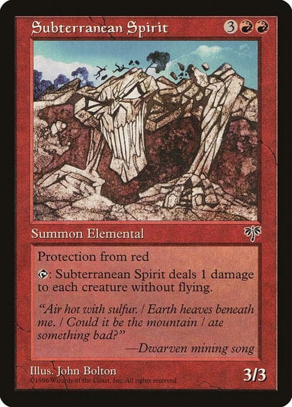 Subterranean Spirit, Mirage #5246