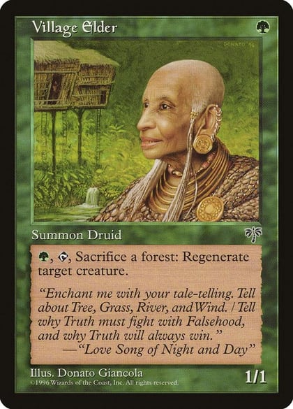 Village Elder, Mirage #5284