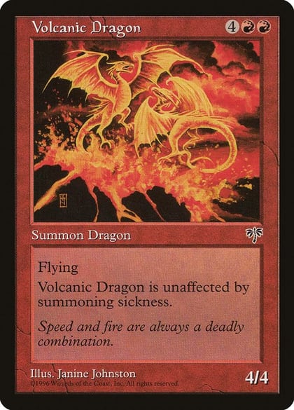 Volcanic Dragon, Mirage #5286