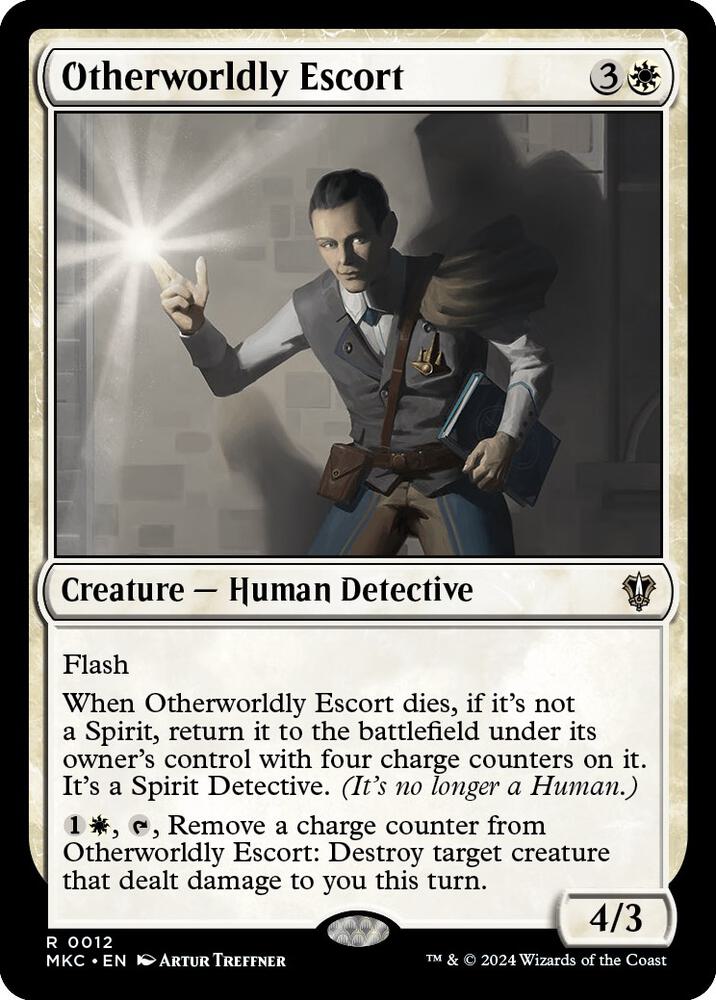 Otherworldly Escort, Commander: Murders at Karlov Manor 12
