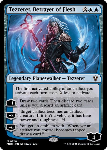 Tezzeret, Betrayer of Flesh, Commander: Murders at Karlov Manor 120
