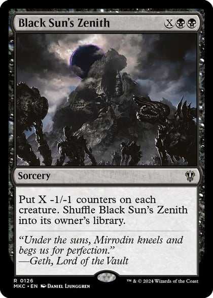 Black Sun's Zenith, Commander: Murders at Karlov Manor 126