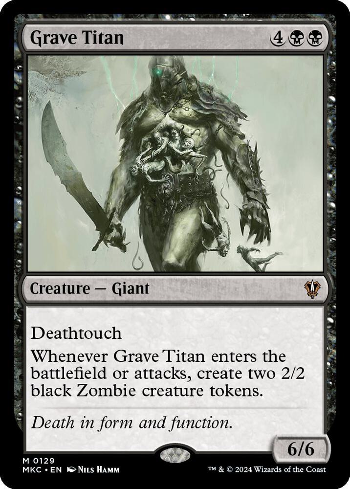 Grave Titan, Commander: Murders at Karlov Manor 129