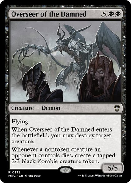 Overseer of the Damned, Commander: Murders at Karlov Manor 132