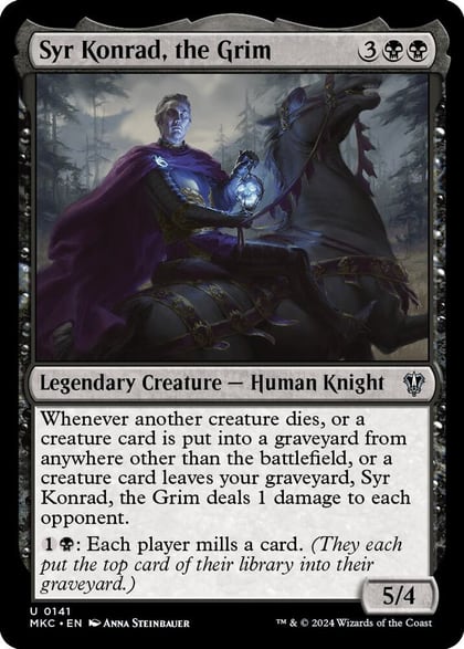 Syr Konrad, the Grim, Commander: Murders at Karlov Manor 141