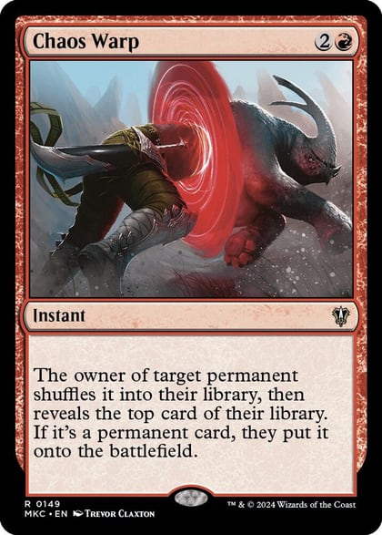 Chaos Warp, Commander: Murders at Karlov Manor 149