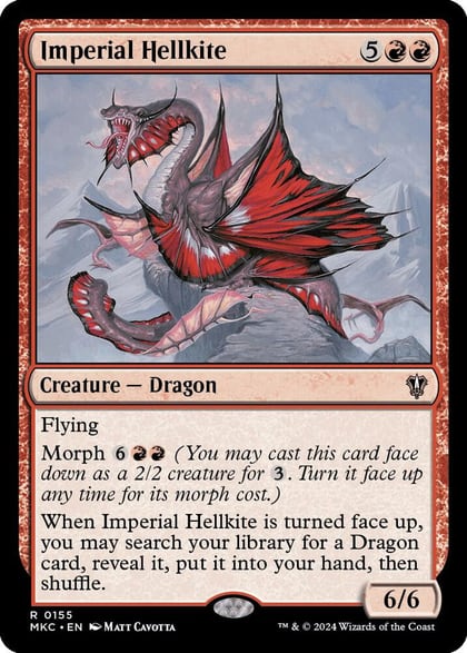 Imperial Hellkite, Commander: Murders at Karlov Manor 155