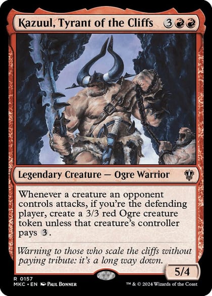Kazuul, Tyrant of the Cliffs, Commander: Murders at Karlov Manor 157
