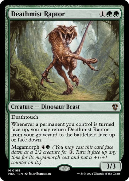 Deathmist Raptor, Commander: Murders at Karlov Manor 168