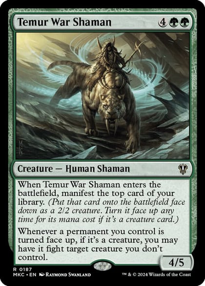 Temur War Shaman, Commander: Murders at Karlov Manor 187