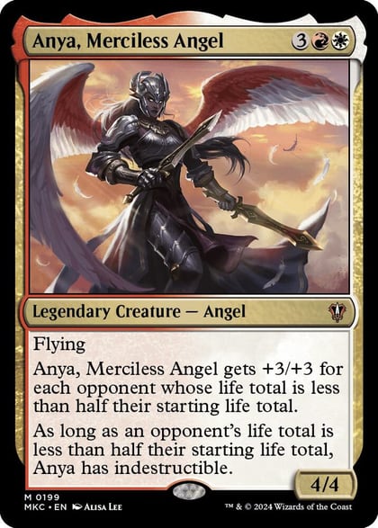 Anya, Merciless Angel, Commander: Murders at Karlov Manor 199